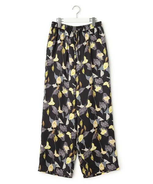 L size ONWARD(大きいサイズ) / エルサイズオンワード その他パンツ | カラーリリープリント ワイド パンツ | 詳細19