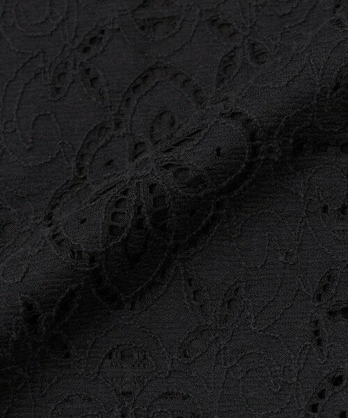 L size ONWARD(大きいサイズ) / エルサイズオンワード その他パンツ | 【見上愛さん着用】ラッセルオーナメントレース ワイド パンツ | 詳細22