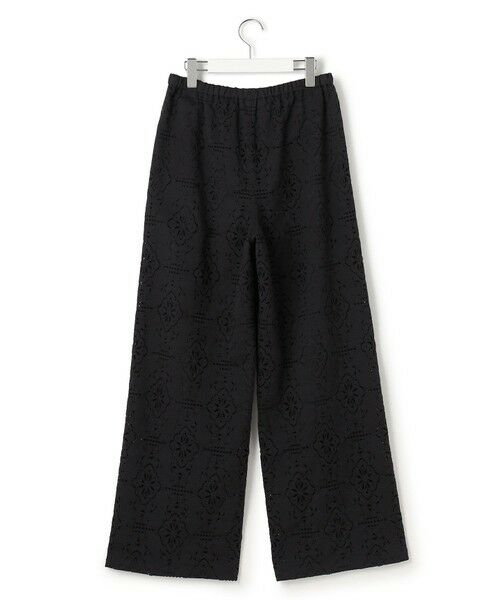 L size ONWARD(大きいサイズ) / エルサイズオンワード その他パンツ | 【見上愛さん着用】ラッセルオーナメントレース ワイド パンツ | 詳細24