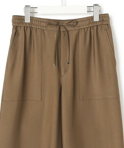 L size ONWARD(大きいサイズ) / エルサイズオンワード その他パンツ | 【先行予約/見上愛さん着用】ブライトカルゼ ワイド パンツ | 詳細11