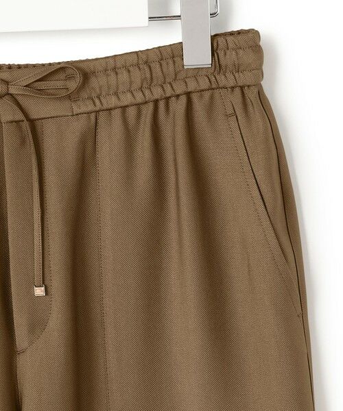 L size ONWARD(大きいサイズ) / エルサイズオンワード その他パンツ | 【先行予約/見上愛さん着用】ブライトカルゼ ワイド パンツ | 詳細13