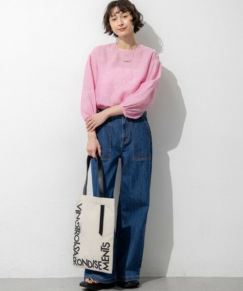 L size ONWARD(大きいサイズ) / エルサイズオンワード デニムパンツ | 【見上愛さん着用】23区 Summer DENIM ベイカーパンツ | 詳細18