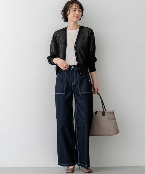 L size ONWARD(大きいサイズ) / エルサイズオンワード デニムパンツ | 【見上愛さん着用】23区 Summer DENIM ベイカーパンツ | 詳細18