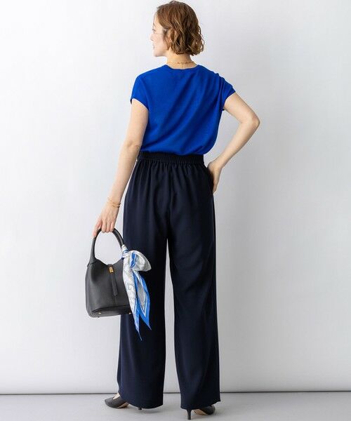 L size ONWARD(大きいサイズ) / エルサイズオンワード その他パンツ | 【WEB&一部店舗限定】ストレッチジョーゼット ワイドパンツ | 詳細29