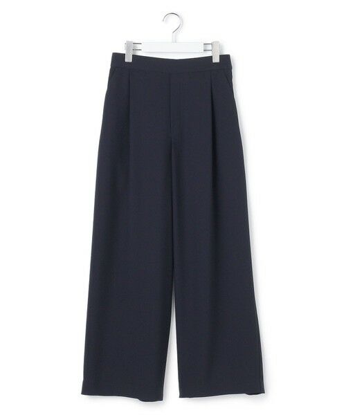 L size ONWARD(大きいサイズ) / エルサイズオンワード その他パンツ | 【WEB&一部店舗限定】ストレッチジョーゼット ワイドパンツ | 詳細30