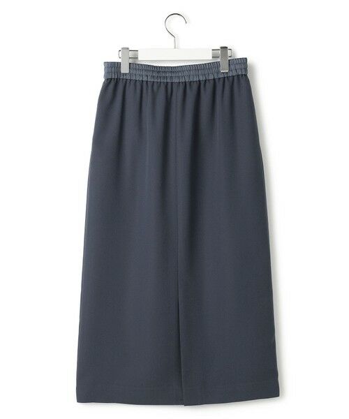 L size ONWARD(大きいサイズ) / エルサイズオンワード ミニ・ひざ丈スカート | FluidBackSatin ナロースカート | 詳細4