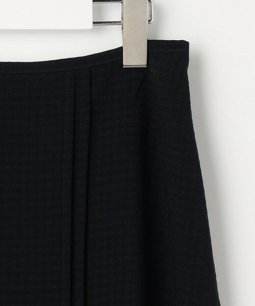 L size ONWARD(大きいサイズ) / エルサイズオンワード ミニ・ひざ丈スカート | シアーブロックチェック フレア スカート | 詳細9