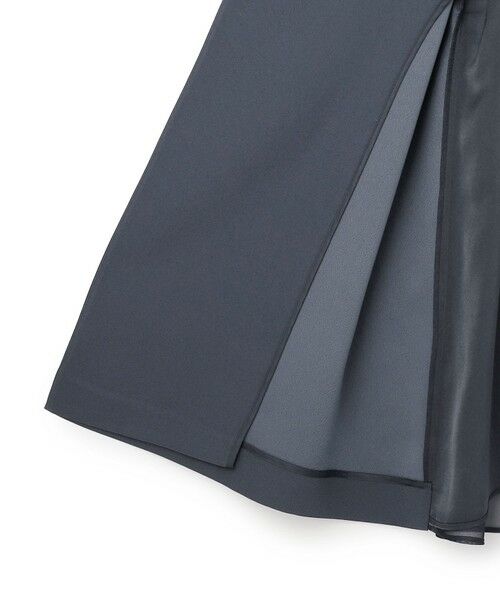 L size ONWARD(大きいサイズ) / エルサイズオンワード ベスト | FluidBackSatin シアーコンビジレ | 詳細8