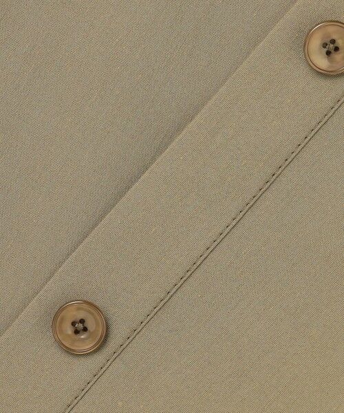 L size ONWARD(大きいサイズ) / エルサイズオンワード ベスト | 【SHIHOさん着用・セットアップ対応】リネンストレッチ ジレ | 詳細16