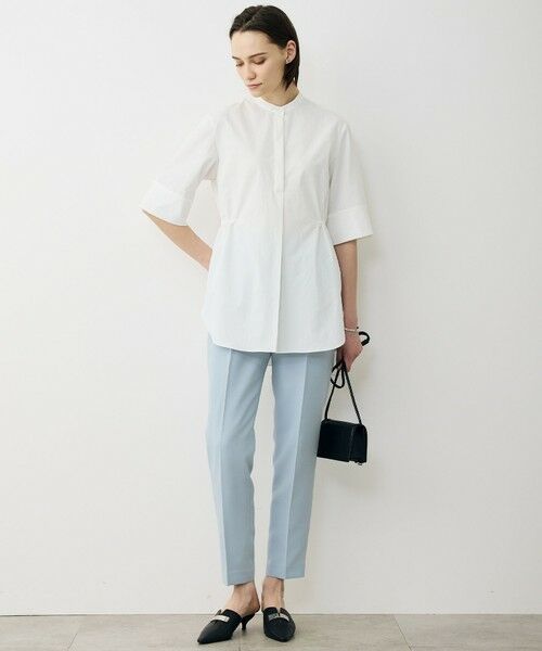 L size ONWARD(大きいサイズ) / エルサイズオンワード シャツ・ブラウス | ヴィンテージスパンブロード デザインブラウス | 詳細1