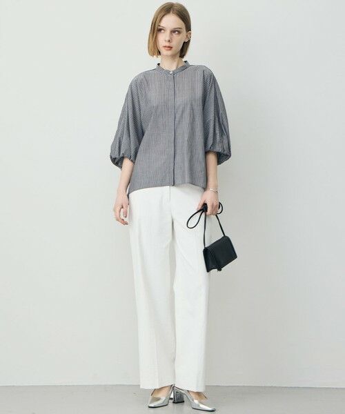 L size ONWARD(大きいサイズ) / エルサイズオンワード シャツ・ブラウス | ソフトコットンローン シャツブラウス | 詳細9