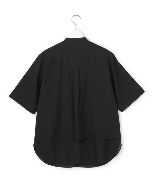 L size ONWARD(大きいサイズ) / エルサイズオンワード シャツ・ブラウス | リネンスラブローン バンドカラーデザインシャツ | 詳細9