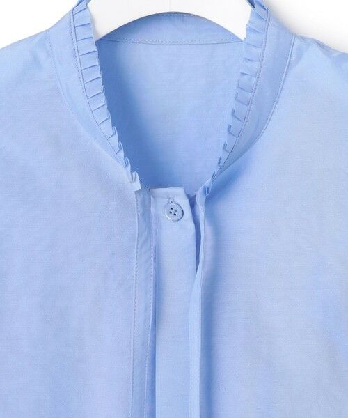 L size ONWARD(大きいサイズ) / エルサイズオンワード シャツ・ブラウス | セシェシルキーローン フレンチスリーブボウタイブラウス | 詳細10