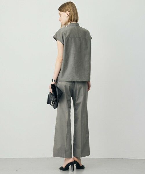 L size ONWARD(大きいサイズ) / エルサイズオンワード シャツ・ブラウス | セシェシルキーローン フレンチスリーブボウタイブラウス | 詳細14