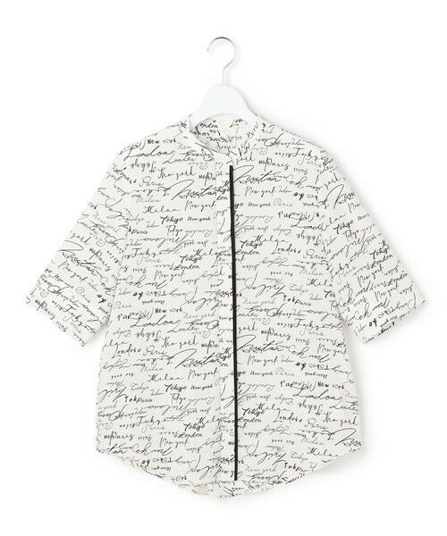 L size ONWARD(大きいサイズ) / エルサイズオンワード シャツ・ブラウス | 【30th ANNIVERSARY】5cityプリント バンドカラーブラウス | 詳細6