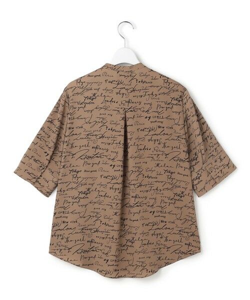 L size ONWARD(大きいサイズ) / エルサイズオンワード シャツ・ブラウス | 【30th ANNIVERSARY】5cityプリント バンドカラーブラウス | 詳細12