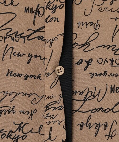 L size ONWARD(大きいサイズ) / エルサイズオンワード シャツ・ブラウス | 【30th ANNIVERSARY】5cityプリント バンドカラーブラウス | 詳細16