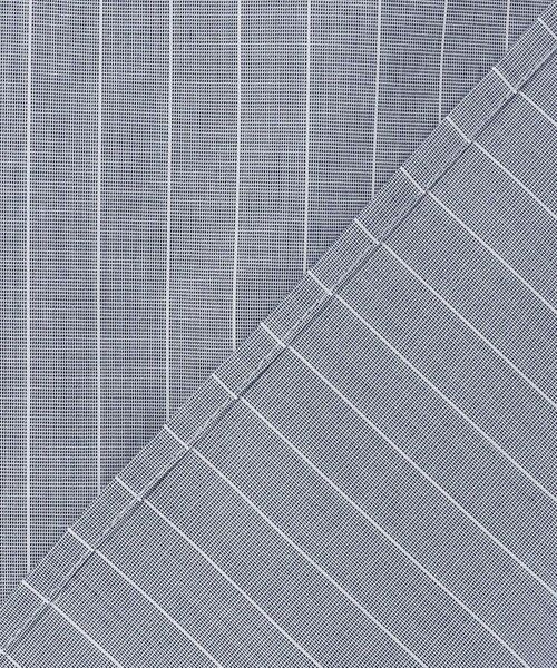 L size ONWARD(大きいサイズ) / エルサイズオンワード シャツ・ブラウス | 【一枚で着映え】ストライプ×エンブロイダリー バンドカラー ブラウス | 詳細15