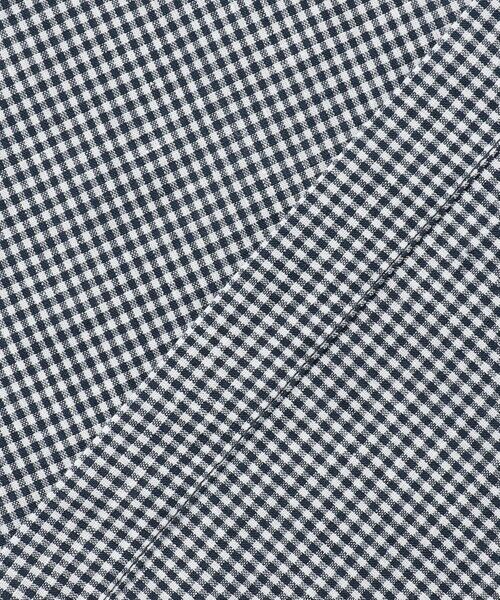 L size ONWARD(大きいサイズ) / エルサイズオンワード シャツ・ブラウス | リネンminiチェック バンドカラー ブラウス | 詳細15