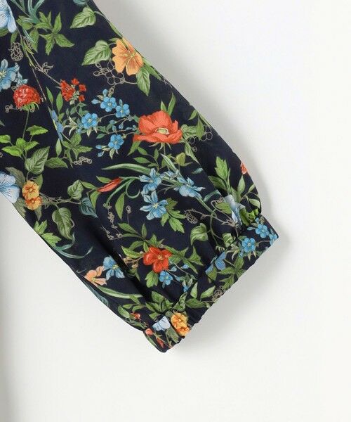 L size ONWARD(大きいサイズ) / エルサイズオンワード シャツ・ブラウス | スパンボタニカル プリント クルーネック ブラウス | 詳細8