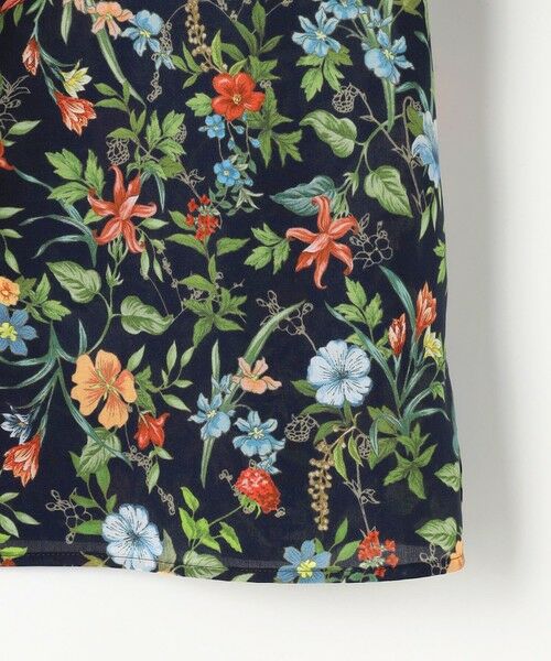 L size ONWARD(大きいサイズ) / エルサイズオンワード シャツ・ブラウス | スパンボタニカル プリント クルーネック ブラウス | 詳細9