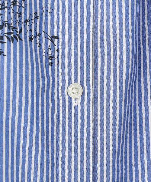 L size ONWARD(大きいサイズ) / エルサイズオンワード シャツ・ブラウス | 【一枚で着映え】ストライプ×フラワープリント ブラウス | 詳細4