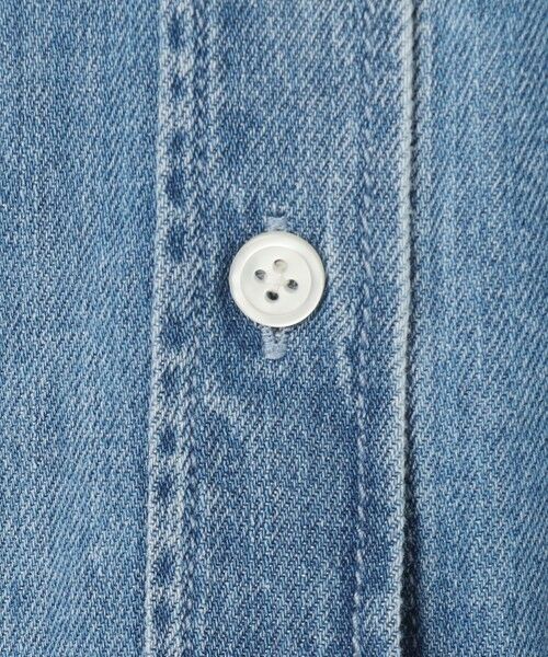 L size ONWARD(大きいサイズ) / エルサイズオンワード シャツ・ブラウス | 【SLOW/一部店舗限定】LIGHT DENIM クロップド シャツ | 詳細8