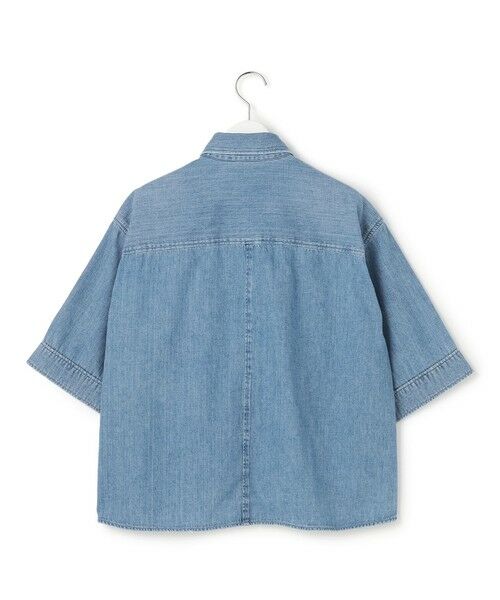 L size ONWARD(大きいサイズ) / エルサイズオンワード シャツ・ブラウス | 【SLOW/一部店舗限定】LIGHT DENIM クロップド シャツ | 詳細3