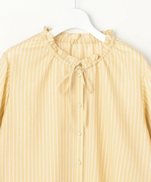 L size ONWARD(大きいサイズ) / エルサイズオンワード シャツ・ブラウス | 【2WAY】スムージーポリエステル フリルネック ブラウス | 詳細17