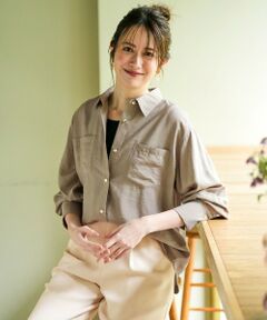 L size ONWARD(大きいサイズ) / エルサイズオンワード シャツ・ブラウス | シアーダブルポケット シャツ