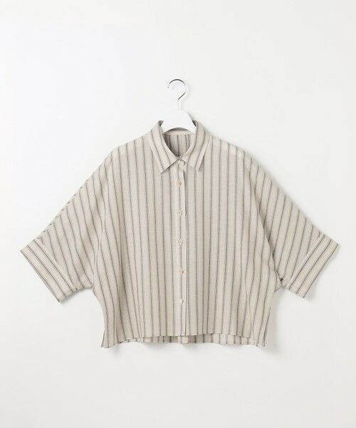 L size ONWARD(大きいサイズ) / エルサイズオンワード シャツ・ブラウス | 【カタログ掲載】ナチュラルリネン シャツ | 詳細2