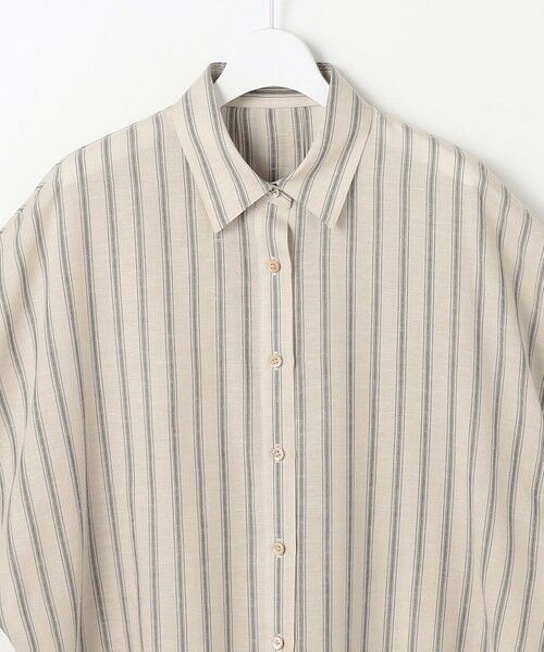 L size ONWARD(大きいサイズ) / エルサイズオンワード シャツ・ブラウス | 【カタログ掲載】ナチュラルリネン シャツ | 詳細3