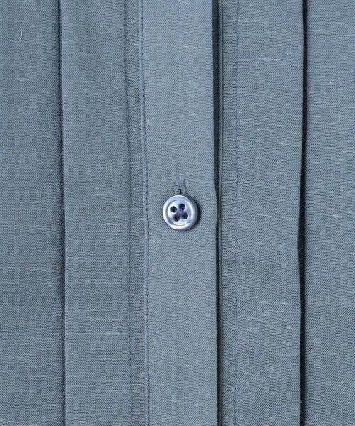 L size ONWARD(大きいサイズ) / エルサイズオンワード シャツ・ブラウス | ナチュラルリネンタックデザイン ブラウス | 詳細9