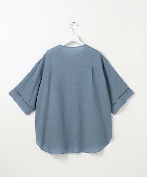 L size ONWARD(大きいサイズ) / エルサイズオンワード シャツ・ブラウス | ナチュラルリネンタックデザイン ブラウス | 詳細10