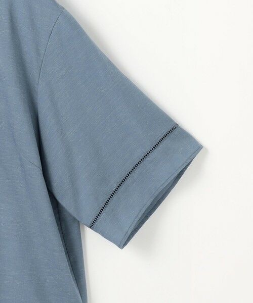 L size ONWARD(大きいサイズ) / エルサイズオンワード シャツ・ブラウス | ナチュラルリネンタックデザイン ブラウス | 詳細7