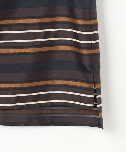 L size ONWARD(大きいサイズ) / エルサイズオンワード シャツ・ブラウス | 【カタログ掲載・セットアップ対応】マルチストライプジャカードノースリーブ ブラウス | 詳細9