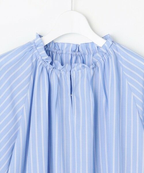 L size ONWARD(大きいサイズ) / エルサイズオンワード シャツ・ブラウス | 【ご好評素材・新型追加】リヨセルポプリンフリル ブラウス | 詳細6