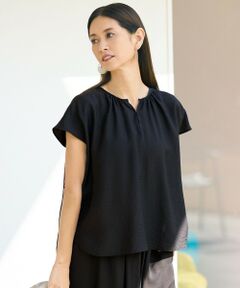 L size ONWARD(大きいサイズ) / エルサイズオンワード シャツ・ブラウス | 【カタログ掲載・人気素材・新型登場・セットアップ対応】エアリーツイルプルオーバー ブラウス