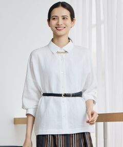 L size ONWARD(大きいサイズ) / エルサイズオンワード シャツ・ブラウス | トルコリネン シャツ