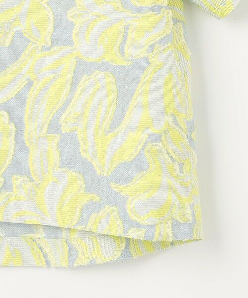 L size ONWARD(大きいサイズ) / エルサイズオンワード シャツ・ブラウス | リーフモチーフカットジャガード ブラウス | 詳細5