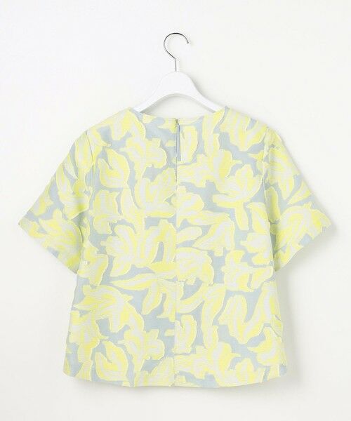 L size ONWARD(大きいサイズ) / エルサイズオンワード シャツ・ブラウス | リーフモチーフカットジャガード ブラウス | 詳細6