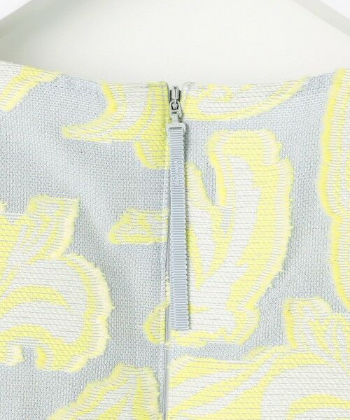 L size ONWARD(大きいサイズ) / エルサイズオンワード シャツ・ブラウス | リーフモチーフカットジャガード ブラウス | 詳細7