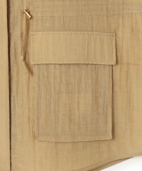 L size ONWARD(大きいサイズ) / エルサイズオンワード シャツ・ブラウス | 【見上愛さん着用】リネンミックスシアースラブ ミリタリージャケット | 詳細16