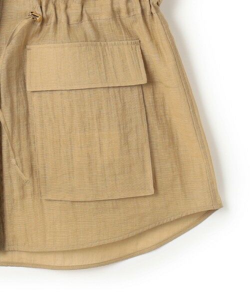 L size ONWARD(大きいサイズ) / エルサイズオンワード シャツ・ブラウス | 【見上愛さん着用】リネンミックスシアースラブ ミリタリージャケット | 詳細18