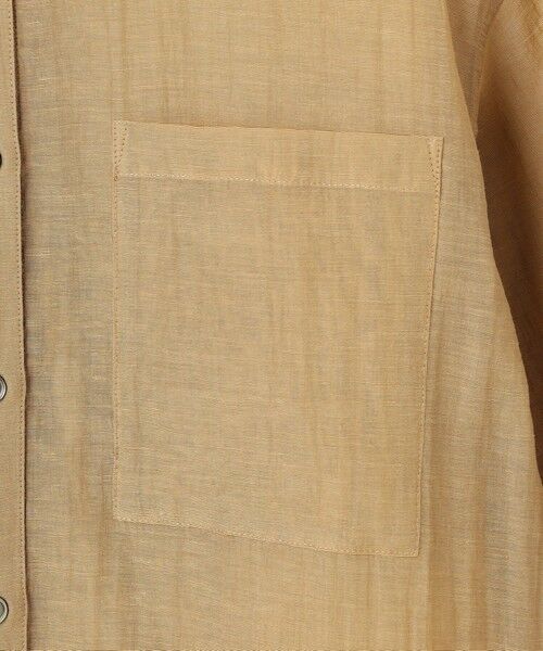 L size ONWARD(大きいサイズ) / エルサイズオンワード シャツ・ブラウス | リネンミックスシアースラブ オーバーシャツ | 詳細12