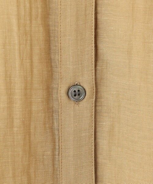 L size ONWARD(大きいサイズ) / エルサイズオンワード シャツ・ブラウス | リネンミックスシアースラブ オーバーシャツ | 詳細13