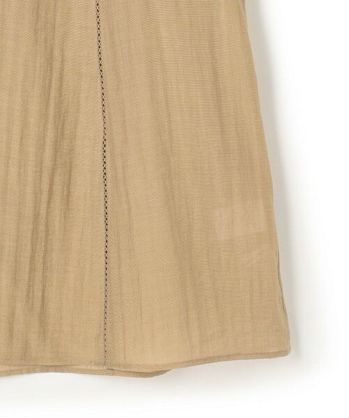 L size ONWARD(大きいサイズ) / エルサイズオンワード シャツ・ブラウス | 【一部予約】リネンミックスシアースラブ ギャザーブラウス | 詳細10