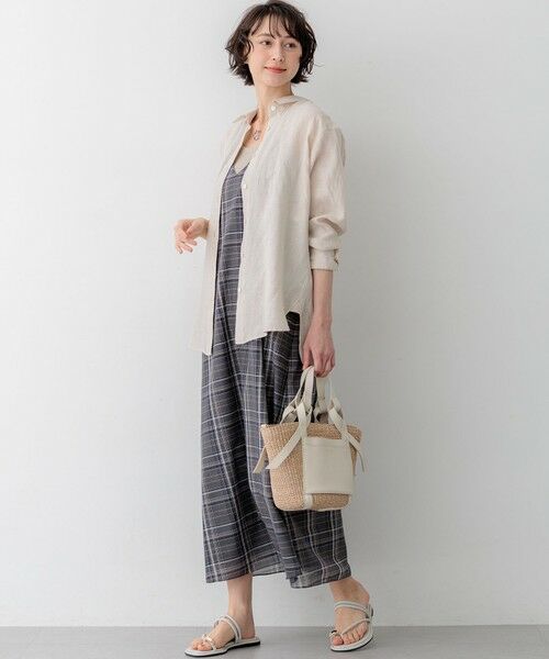 L size ONWARD(大きいサイズ) / エルサイズオンワード シャツ・ブラウス | LIBECOリネン ベーシック シャツ | 詳細15