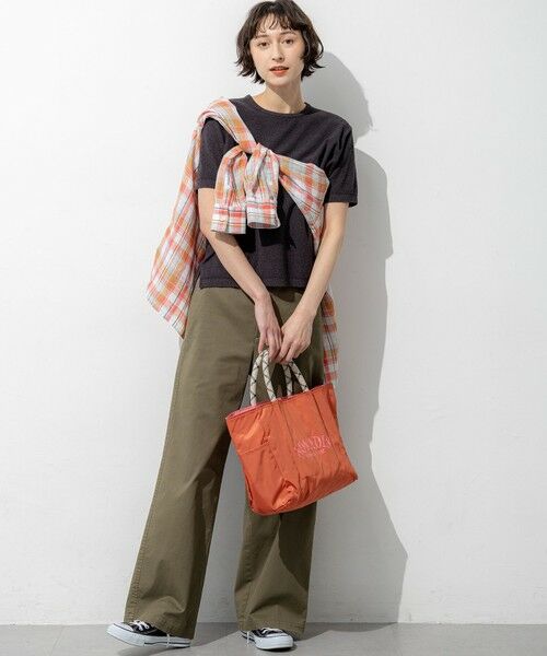 L size ONWARD(大きいサイズ) / エルサイズオンワード シャツ・ブラウス | 【見上愛さん着用】LIBECOリネン チェック シャツ | 詳細3