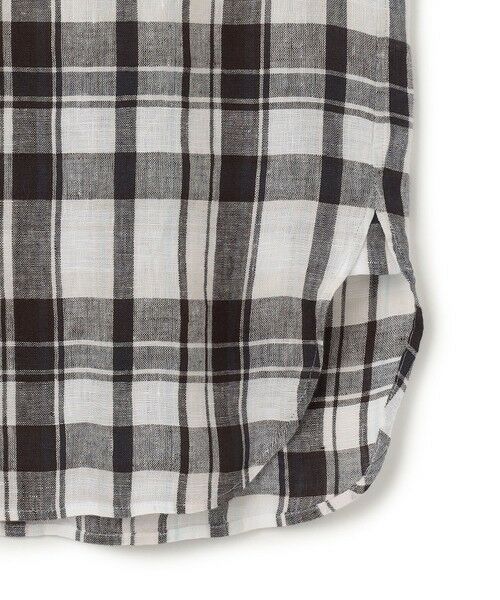 L size ONWARD(大きいサイズ) / エルサイズオンワード シャツ・ブラウス | 【見上愛さん着用】LIBECOリネン チェック シャツ | 詳細17